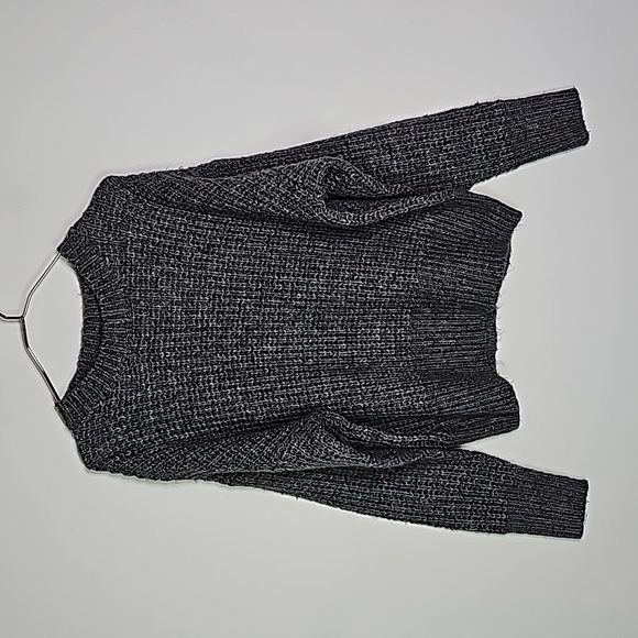 Ardene small dark gray knitted long sleeve sweater - Picture 1 of 7